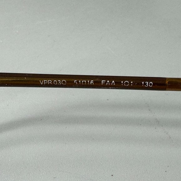 Rare Authentic Prada VPR03O FAA-1O1 51mm Translucent Brown Violet Cat Eye Frame - Picture 12 of 14